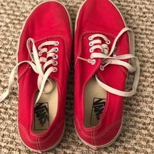 GREAT DEAL❤️🦀😍 Red VANS!!  Great condition